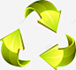 绿色回收图标 绿色环保图标 绿色矢量图标 节能环保 UI图标 设计图片 免费下载 页面网页 平面电商 创意素材