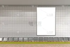 空白的,地铁站,留白,边框,水平画幅,绘画插图,走廊,交通方式