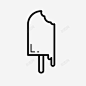 冰棒咬口冰淇淋棒图标 设计图片 免费下载 页面网页 平面电商 创意素材