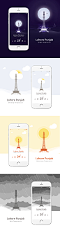 Lahore Weather app Screens : Lahore weather app, Hope you guys like it, others city screens will show you later :)