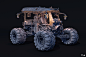 Tuktuk | Mad Max style, Negro Elkha : Work in progress, it’s like the world of Mad Max Thai style version. I think the general model is somewhat empty.  

-Modeling and rendering with Cinema 4D. Next step it’s to create the scenery, and texturing in Subst