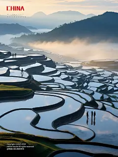 大地艺术｜哈尼梯田大秀 - 小红书