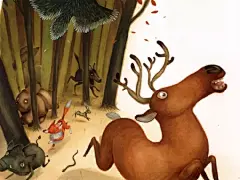 法国梦幻儿童插画：来自森林的精灵们