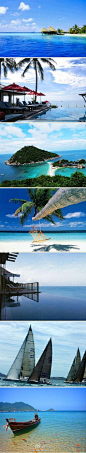 泰式清幽——苏梅岛，它位于泰国湾，是泰国第三大岛。苏梅岛上的干净、狭长白沙滩，是每个人梦想中的热带岛屿仙境。