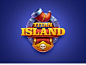 泰坦岛/iOS游戏金色金属木水休闲界面3d动画app草图设计ux logo ui游戏插画图标