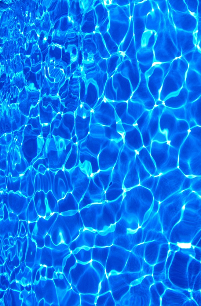 水波背景蓝色清澈水面纹理