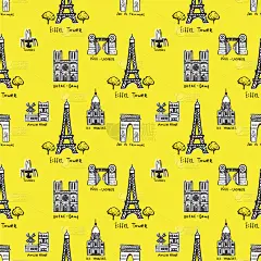 符号,巴黎,背景,欧洲,黄色,华丽的,法国,浪漫,度假,爱