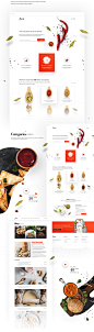 Spices & Recipes Website and Branding.