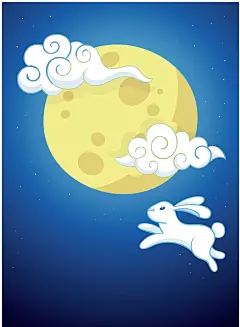节日海报背景矢量图高清素材 中秋节 免费下载 页面网页 平面电商 创意素材