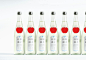 Sake 日本酒 package apple red kanji Fruit concept female 純米吟醸