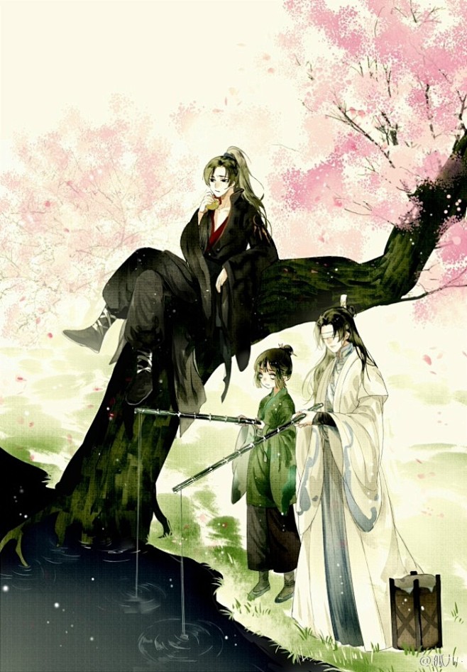 薛洋，晓星尘，阿箐。