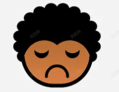 卡通表情包心情不好图标 页面网页 平面电商 创意素材