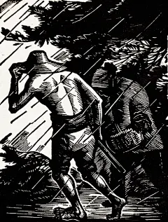 人民在暴风雨中 - 中国美术馆