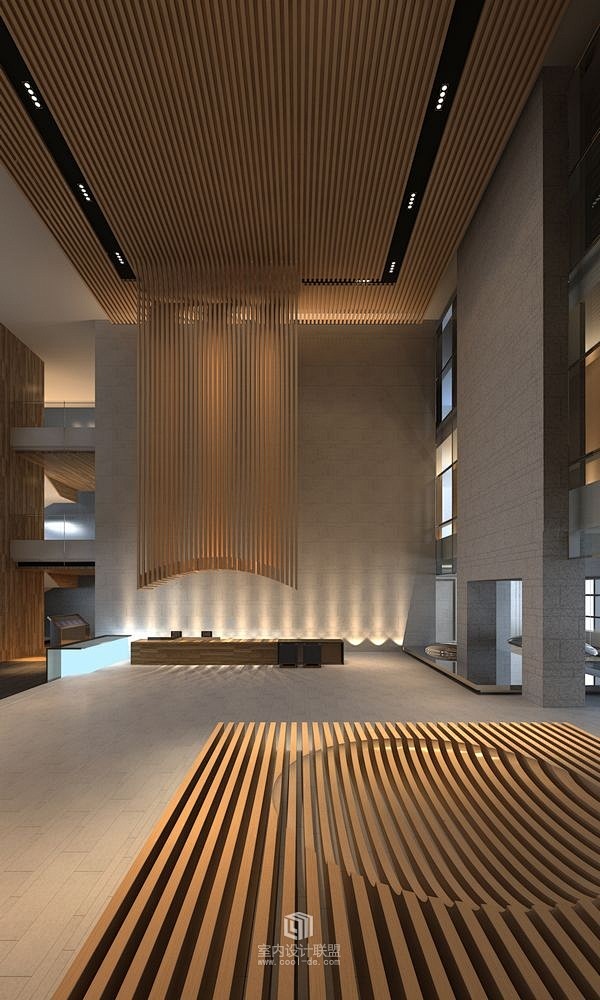 成都三峡大厦南办公楼-东仓建设-办公空间-室内设计联盟 @设计汇-37hui (点击图片 查看更多、更详细）-花瓣网