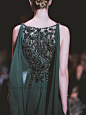 #streetsfinest# 秀场回顾|Elie Saab Haute Couture Fall 2013 part 2.如祖母绿般华美高贵 ​​​