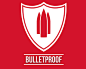 Bulletproof 安防 防弹 防暴 子弹 武器 盾牌 红色 安全 商标设计  图标 图形 标志 logo 国外 外国 国内 品牌 设计 创意 欣赏