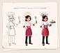 Game Art cooking game food illustration ui design UI/UX user interface Character design  cartoon animation  moms kitchen game
