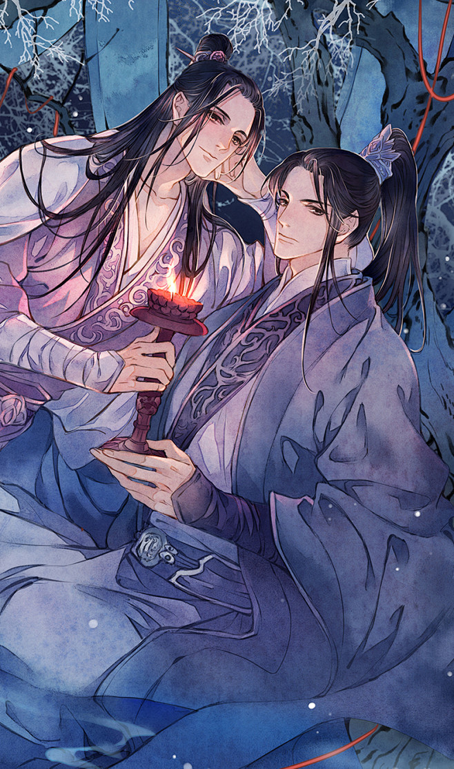 千二百作品纯爱耽美bl 古风美男手绘二次元美男子帅哥插画漫画