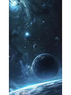 高清手机壁纸_免费壁纸_太空星空_1_AI先行者_来自小红书网页版