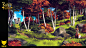 ROBIN OF SHERWOOD - 3D Environment Art, RABCAT GAME ART : This is environment art created by the Rabcat Crew for the very successfull 2016 HTML5 online-game "Robin of Sherwood".

Initial Idea, Graphic Production and Game Design was all done in-h