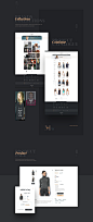 Constantine clothing shop template : Constantine – template for your e-Commerce project. Inspired for presenting fashion websites with trending items. Archive contain 16 PDS pages and HTML for desktop and 11 PSD for mobile. You can buy it here https://ui8