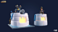 Clash Royale Season 6: Igloo Tower Skin, Anya Mozharovska : As the Lead 3D Artist at Ocellus Studio, I had the pleasure of being responsible for production from modeling to final rendering, as well as working directly on lookdev, lighting, and compositing