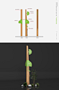 公园卫生间牌植物园指示牌导视设计