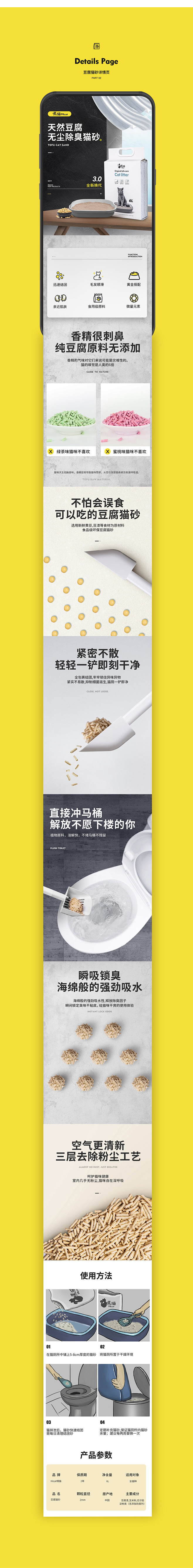 宠物类目 猫粮猫罐头/豆腐猫砂 详情页_...