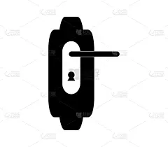图标,门把手,分离着色,商务,传统,概念,房屋,锁眼,图像,酒店