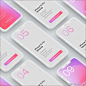 iPhone 12 Pro Clay Mockup Set 15种排列方式的iPhone 12 Pro粘土模型集