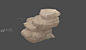 浅色石头，浅灰色石头，石堆 - 山石模型 - 蜗牛模型网 - www.3dsnail.com