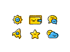 耳朵ぅ養小魚采集到各种icon