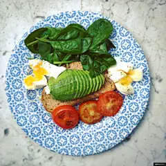 食品 餐 板 沙拉 鸡蛋 荷包蛋 美食摄影图片图片壁纸