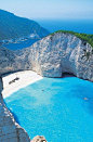 Zakynthos, Greece. Excited to be planning my trip to Greece this summer, hoping this makes it on the itinerary!