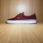 VANS ERA 59 CA Port Royale酒红色全帆布民族风低帮滑板鞋-淘宝网