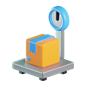 Weight Scale 3D Illustration