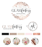 Rose Gold Logo Design,Watercolor Logo Design, Business Logo, Photography Logo, Photography Brand Package, Stamp watermark CalligraphyHello, darling! ♥ Are you in need of a beautiful logo design with a super quick turnaround time and easy on the budget? Th