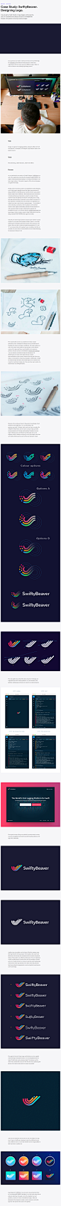Case Study_ SwiftyBeaver. Designing Logo. _ Tubik