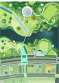 临港主城区城市公园带景观概念方案City Park Landscape Belt of Lingang Main City Zone 高清意向图 景观前线 访问www.inla.cn下载高清 