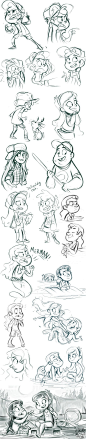 Gravity Falls bocetos