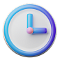 Clock 3D Illustration