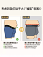 發围纯棉男士内裤大码加长加大码全棉档内裤运动透气肥佬平角裤-淘宝网