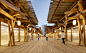 奥运村Village Plaza，东京 / 日建设计 : 借用来自日本全国各地的木材打造的节日盛典空间