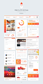 Free Dashboard UI Kit by Vasjen Katro in 2014年12月新出炉的ui套装源文件下载