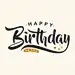 其中包括图片：Premium Vector | Creative happy birthday letter