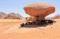 Mushroom Rock, Wadi Rum, Jordan: 