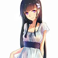 感觉清灵的手绘动漫女生个性头像_QQ个性头像