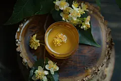树叶植物桂花图片摄影图