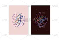 色彩斑斓的纠缠。混乱的模式。潦草的草图。复杂混乱的纹理。艺术创作。用于测谎、海报和t恤