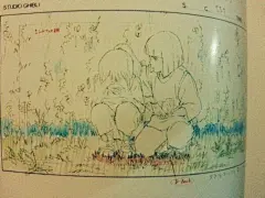宫崎骏手稿原画珍藏集 爪机拍摄_宫崎骏吧_百度贴吧